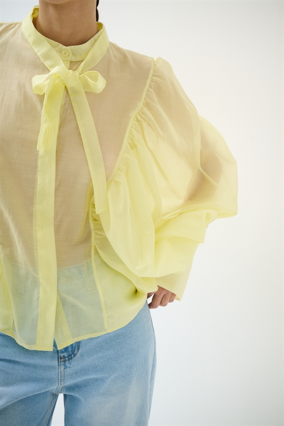 CAMICIA COLLO COREANA MANICA PIPISTRELLO LYOCELL MORO