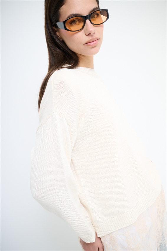 MAGLIA PARICOLLO IN COTONE NATURALE