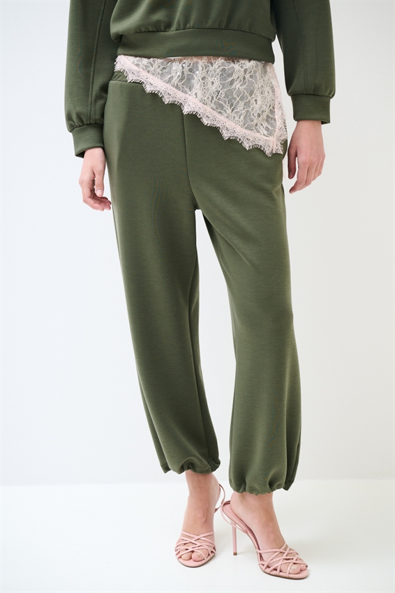 PANTALONE CON COULISSE SUL FONDO REGOLABILE ARMY