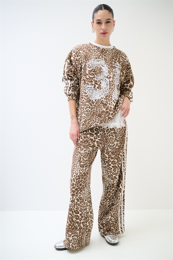 PANTALONE CON COULISSE AMPIO + BANDE SAFARI