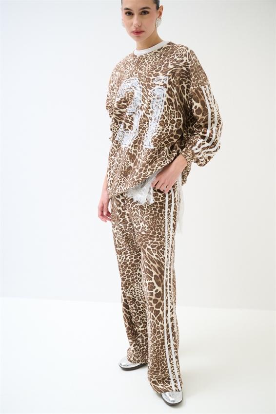 PANTALONE CON COULISSE AMPIO + BANDE SAFARI