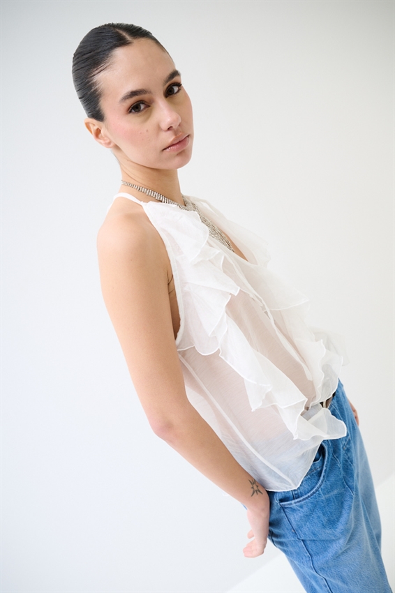 TOP CON ROUCHES PANNA