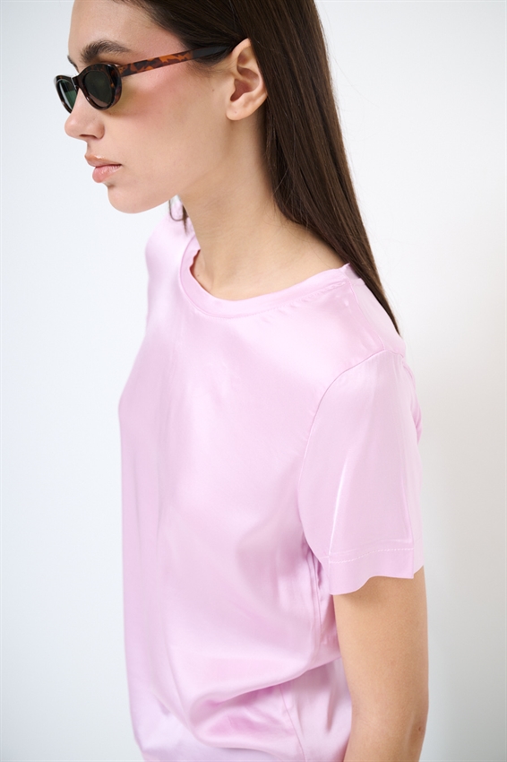 T-SHIRT MEZZA MANICA IN RASO VISCOSA CIPRIA