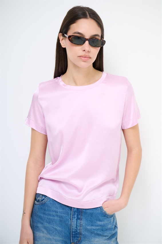 T-SHIRT MEZZA MANICA IN RASO VISCOSA CIPRIA