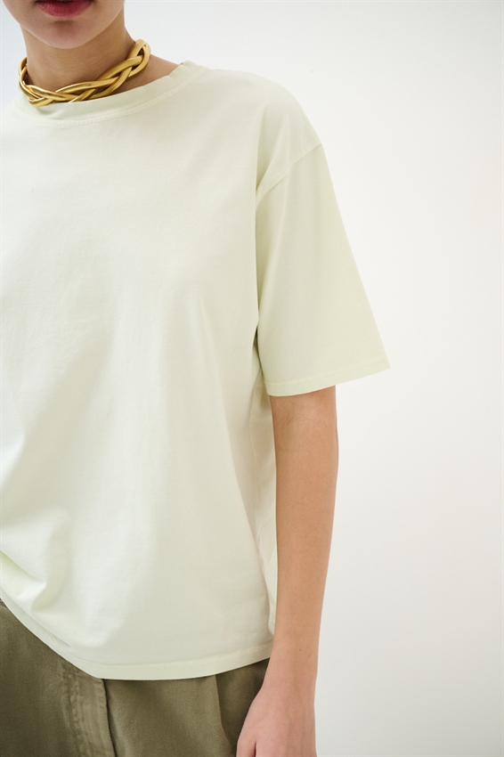 T-SHIRT BASIC TINTA UNITA GIALLO