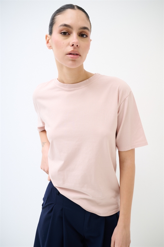 T-SHIRT BASIC TINTA UNITA ROSA