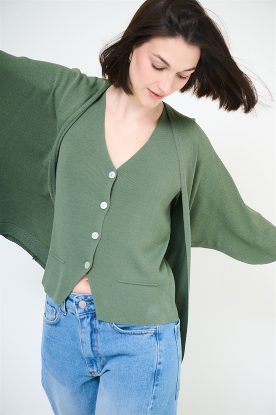 COPRISPALLE APERTO VERDE MILITARE