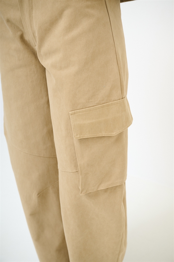 PANTALONE CARGO OVETTO CON TASCONI CAMMELLO