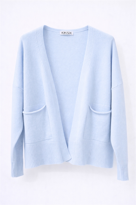 CARDIGAN APERTO CON TASCHE