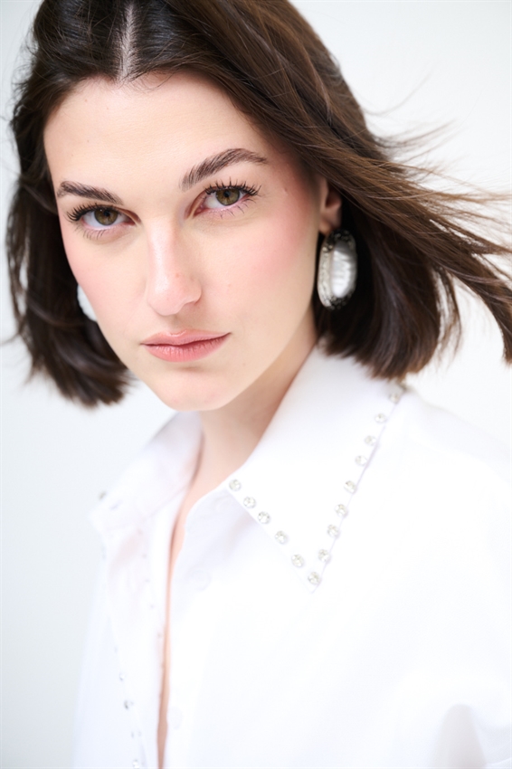 CAMICIA OVER OXFORD CON CASTONI