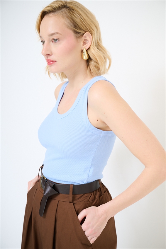 CANOTTA COSTINA CON SCOLLO