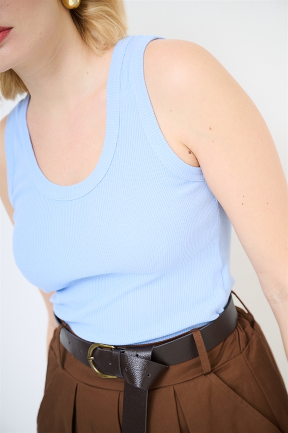 CANOTTA COSTINA CON SCOLLO