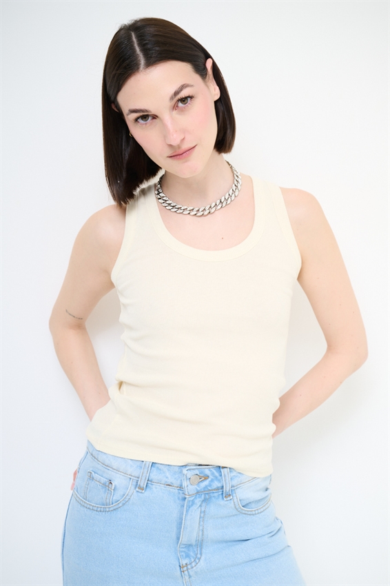 CANOTTA COSTINA CON SCOLLO