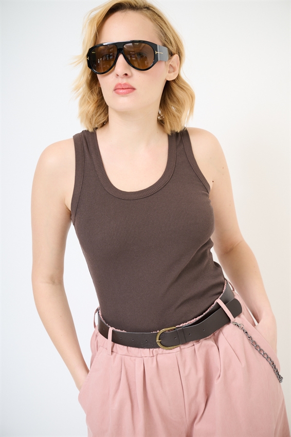 CANOTTA COSTINA CON SCOLLO