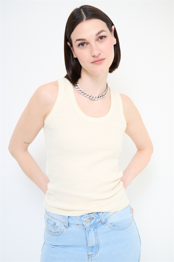 CANOTTA COSTINA CON SCOLLO