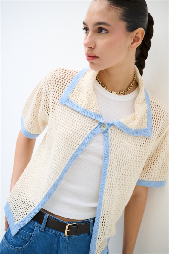 CARDIGAN MEZZA MANICA TRAFORATO