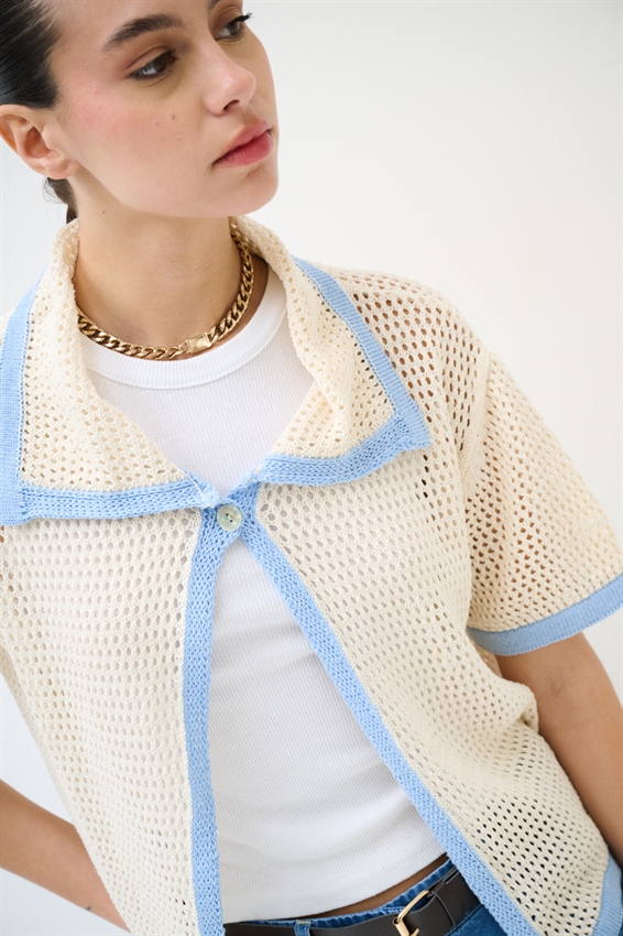 CARDIGAN MEZZA MANICA TRAFORATO