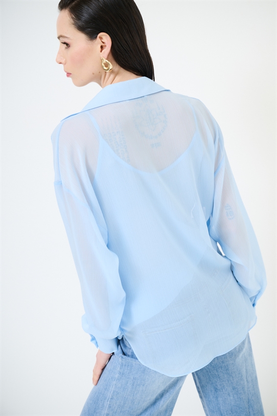 BLUSA CON INCROCIO DAV. E CON CANOTTA