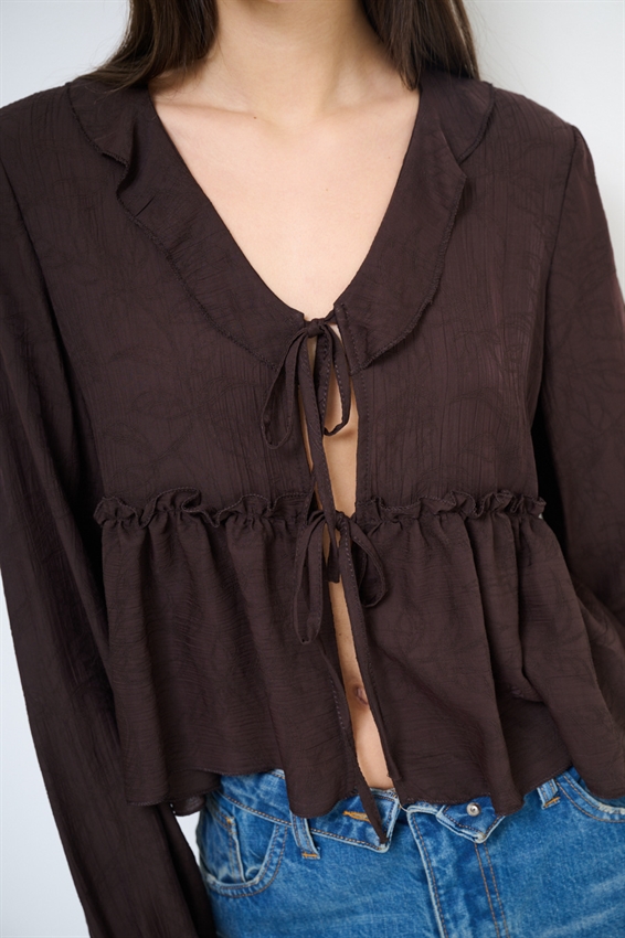 BLUSA CON LACCI
