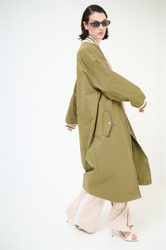 BOMBER LUNGO CON COSTINA