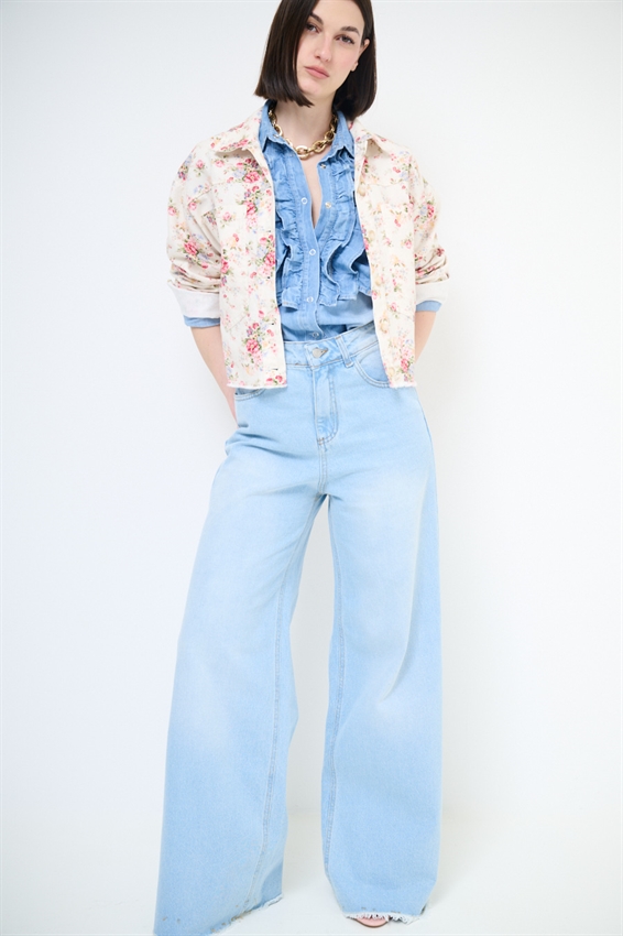 GIACCHINO IN GABARDINA CON STAMPA