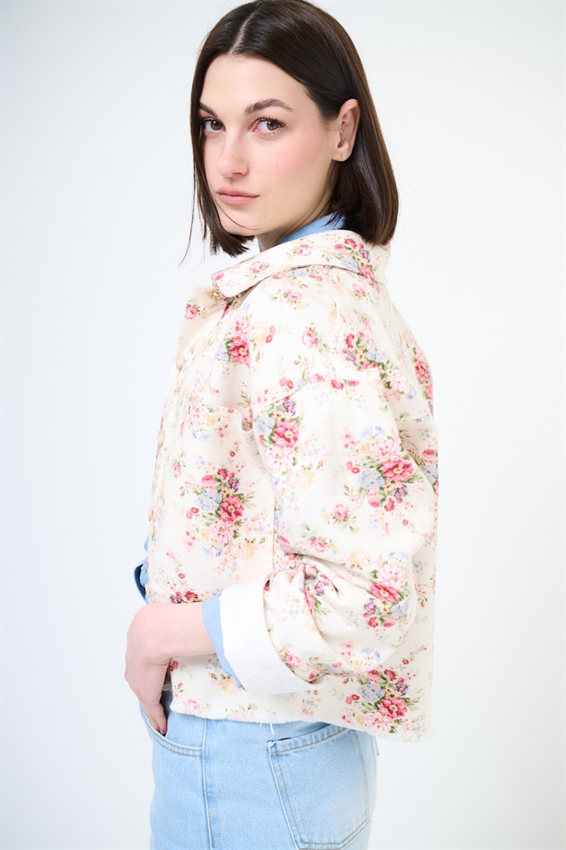 GIACCHINO IN GABARDINA CON STAMPA