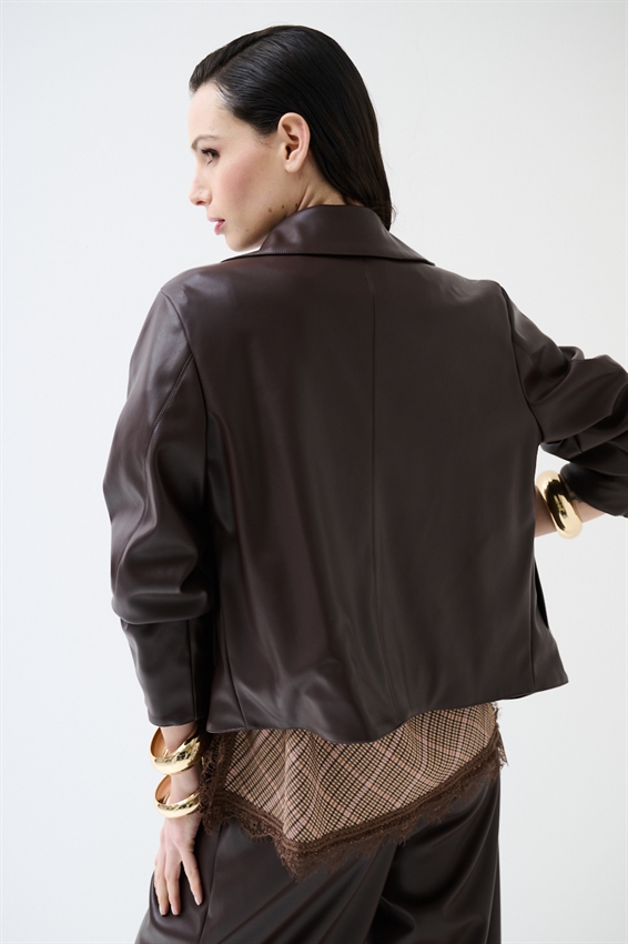 GIACCA/CAMICIA ECOPELLE CON AUTOMATICI