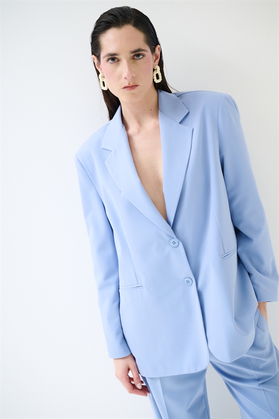 GIACCA OVER CON TASCHE A FILETTO