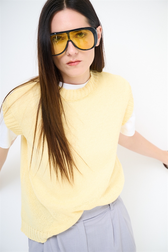 GILET PARICOLLO IN COTONE