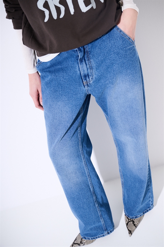 JEANS DRITTO A VITA ALTA