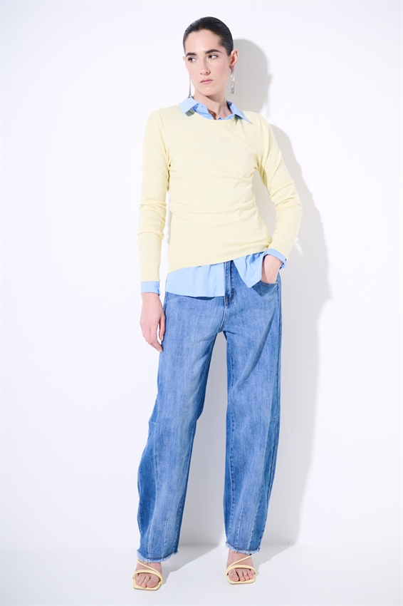 JEANS BARREL A VITA ALTA