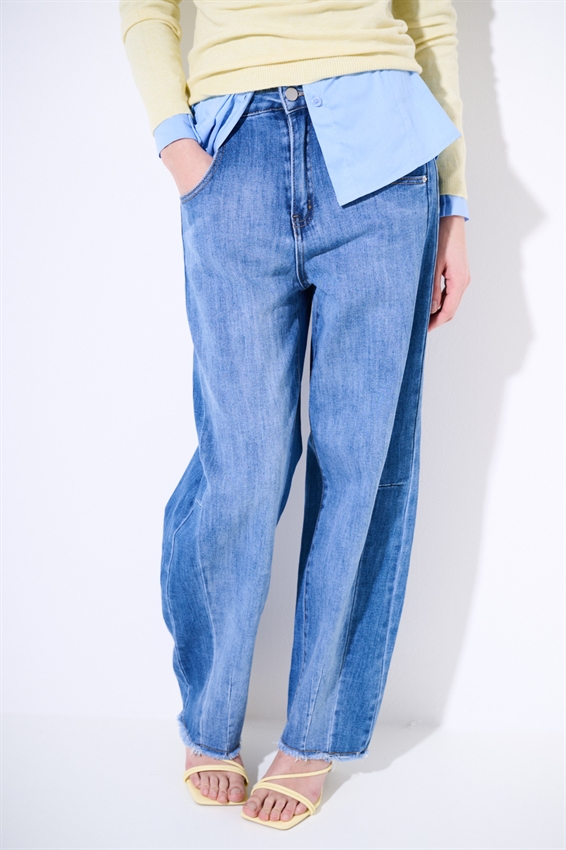 JEANS BARREL A VITA ALTA