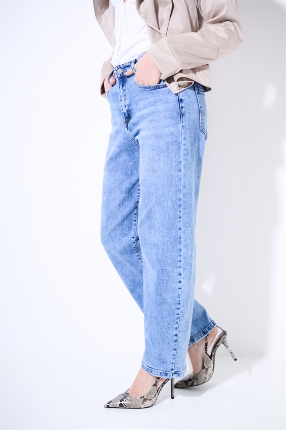 JEANS BALLOON MARMORIZZATO