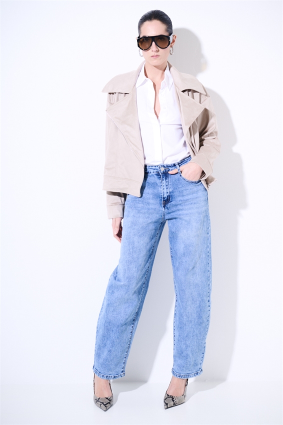 JEANS BALLOON MARMORIZZATO