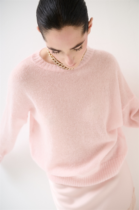 MAGLIA PARICOLLO MISTO MOHAIR