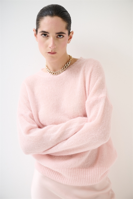 MAGLIA PARICOLLO MISTO MOHAIR