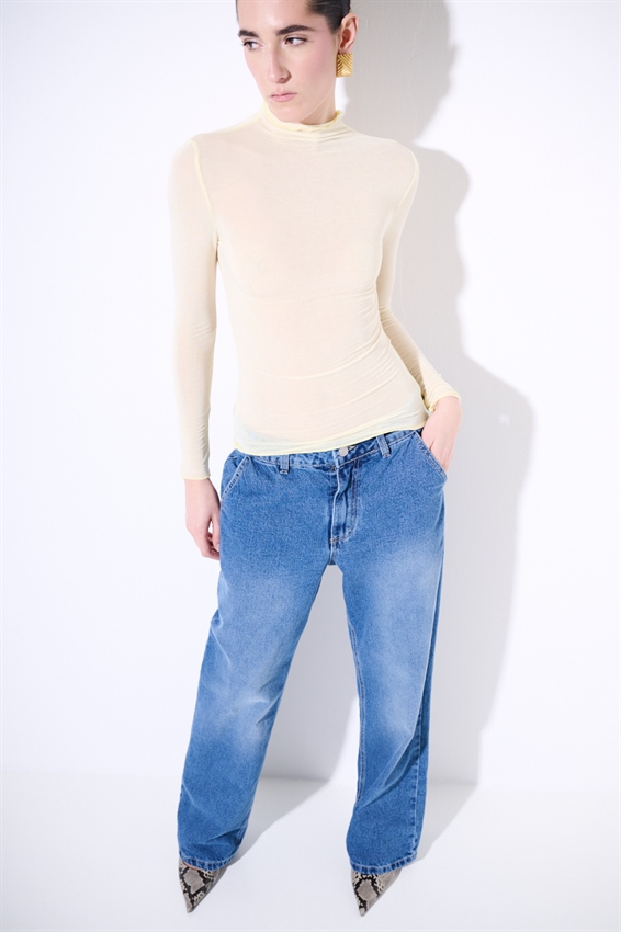 MAGLIA BASIC MEZZO COLLO MODAL