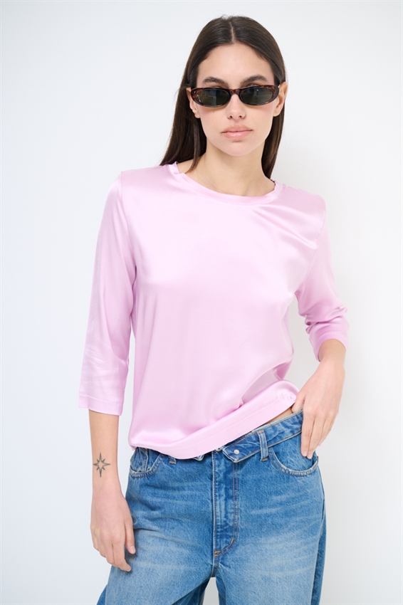 MAGLIA PARICOLLO MANICA 3/4 IN RASO