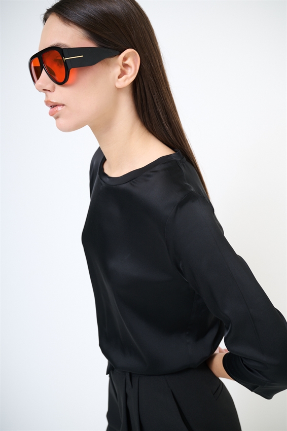 MAGLIA PARICOLLO MANICA 3/4 IN RASO