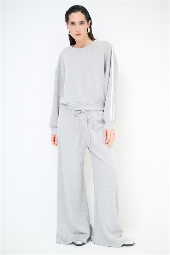 MAGLIA PARICOLLO CON BANDE VISCOSA MODAL