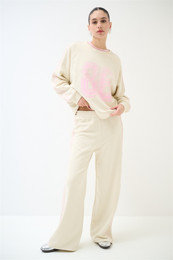 FELPA OVER 4 BANDE + STAMPA