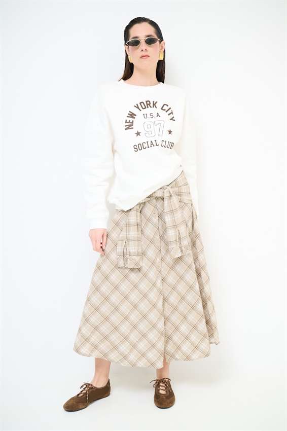 FELPA OVER CON STAMPA NEW YORK