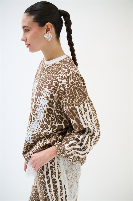 FELPA OVER STAMPA 31 + BANDE