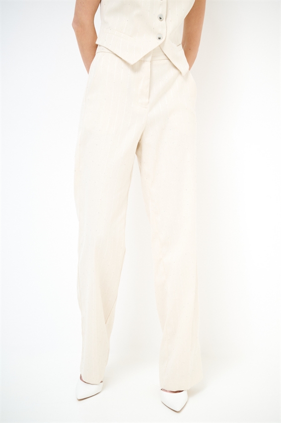 PANTALONE DRITTO TX MICRO PAILLETTES