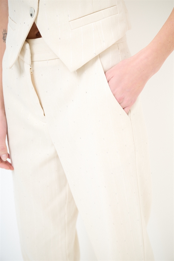 PANTALONE DRITTO TX MICRO PAILLETTES