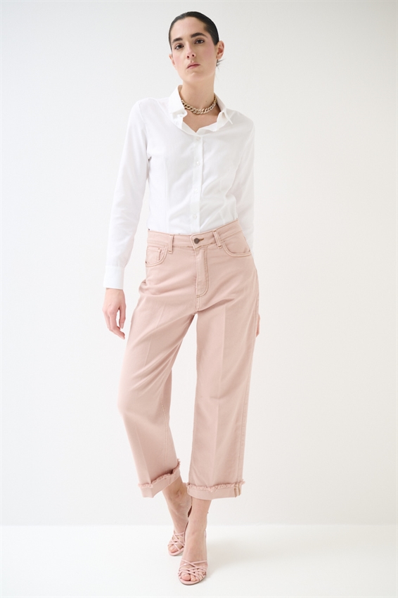 PANTALONE BULL CON IMPUNTURE A CONTRASTO