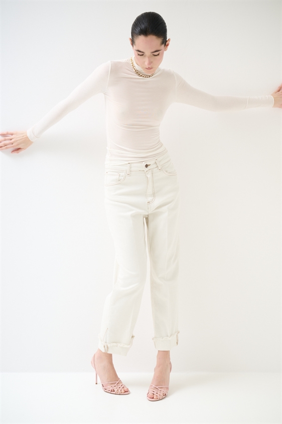 PANTALONE BULL CON IMPUNTURE A CONTRASTO