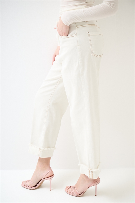 PANTALONE BULL CON IMPUNTURE A CONTRASTO