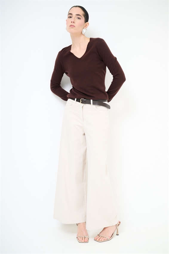 PANTA PALAZZO + CINTURA