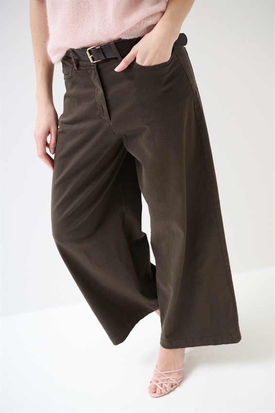 PANTA PALAZZO + CINTURA